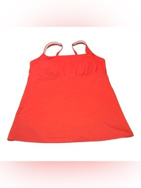 Lands' End Tankini Swim Top Size 8 Adjustable Straps